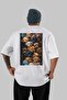 For Dog Lovers 30 White Oversize T-Shirt with Dog Print on the Back 100% Cotton Unisex Dog Lover Premium Design - 2