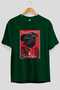 For Dog Lovers 11 Front Dog Print Green Oversize T-Shirt 100% Cotton Unisex Dog Lover Premium Design