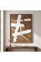 Enrico Hand Painted Canvas Framed Wall Arts 90x120cm - Brown