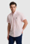 Men's Light Pink Short Sleeve Shirt 50320240-Vr078