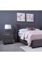 Neptune Headboard Velvet Grey L-160 : H-125 Cm - 6
