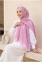Nora Patterned Shawl Series Pink