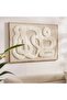 Feyder Hand Woven Wool Large Wall Art 100x150cm -Beige - 2