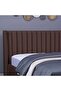 VENUS HEADBOARD VELVET BROWN L-200 : H-125 CM