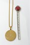 Gold Color Ayetel Kürsi & Üç Kul (Felak-Nas-İhlas) Written Prayer on Thick Doc Chain Stainless Steel Necklace - 4