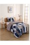Osotto Single Plush Comforter Quilt Set (180X230 Soft Textured) (Pillowcase 50X70 1 Piece)