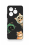 Tecno Spark 20 Pro Compatible Cat Team Patterned Silicone Case - 2
