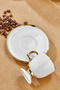Zenora 6-Person 90 ml Porcelain Coffee Cup Set Ckr4526 - 4