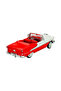 1:24 Scale 1955 Oldsmobile Super 88 Red White Classic Metal Model Car Diecast - 6