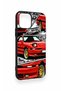 iPhone 11 Pro Compatible Red Supra Patterned Silicone Case - 3