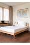 Pure Combed Cotton Single Bed Fitted Sheet 90x200 cm, White, 400 Thread Count Cool Luxury Soft 100% Long Staple Cotton Sateen Weave