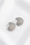 Shiny Stone Evening Dress Earrings 3 Cm. - 2