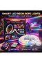 Smart LED Neon Rope Light 5M RGB App Control Music Sync Strip