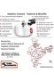 2Liters Contura Aluminium Pressure Cooker, Inner Lid (HC20), Silver - 4