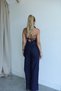 Halter Yaka Denim Tulum - 3