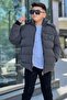 Boy's Detachable Hooded Suitici Nova Winter Coat Km4012 - 3