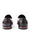 Genuine Leather Brown Knitted Loafer Men's Shoes, Leather - K4499 - 4