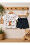 Mini Bear Friends Printed Cotton Combed Cotton Baby Boy Shorts Summer Set - 2