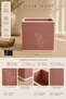 2-Piece Floral Patterned Closet Organizer Box - 30X30X30 cm Foldable Multi-Purpose Storage Box - 2
