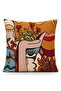 Goblen Kırlent Pillow Case 43X43 cm Decorative Pillow Case (Without Inner Filling)