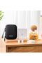 Mini Case Compatible D11/D110 Upgraded Version (Not for D11/D110 Old Version) Label Maker for Labeler Storage Holder Tape Paper Roll & USB Cable (Box Only), Black - 8