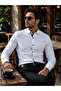 Slim Fit Long Sleeve Gabardine Lycra Men's Shirt - 3