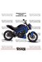Bajaj Dominar 250-400 Compatible Fairing Sticker Dual Color Engine Fairing Model Ready Kit High Quality