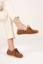 Women's Tan Beaded Daily Suede Shoes Tr27Ms07C - 6
