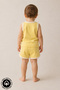 Unisex Sun Printed Piping Detailed 100% Cotton Baby Kids Athlete Shorts Set - 3