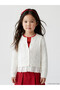 Vizyon New Season Crew Neck Long Sleeve Girls' Knitwear Cardigan