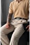 Men's Striped Fabric Trousers - 5