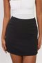 Women's fleto pocket textured short skirt - black - 4