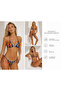 Retro print bikini set
