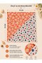 Daisy Patterned Gold Button Detailed Women's Scarf Bandana 70X70 cm – Multi-Purpose Hair Bandana, Neck Scarf, Bag and Hat Accessory - 2