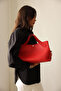 Bag 2631 - Soft Formed Shoulder Bag Red Women's Bag - 6