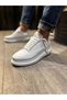 Jy914 Drake Lace-Up Leather Men's Casual Sneaker Shoes Cbt White - 2