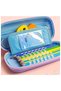 Pink Embossed Compartmented Pencil Holder 1 Piece P-5922 Girl's School Pencil Case 3D Cute Cartoon - 4