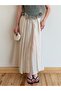 Stone Tulle Detailed Segmented Skirt - 3410 - 5