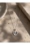 Lovely Heart Silver Color Design Necklace - 2