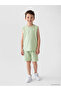 Lcw Kids Green Boys' Tank Top and Shorts Set