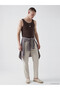 Ozmarka New Season Comfortable Fit Men's Textured Trousers