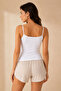 Women's 4-Piece Basic Undershirts with Ribbed Straps - 95% Cotton & Flexible for Daily Use - 8