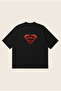 Super Dad Printed Oversize Boxy Cut Unisex 100% Cotton Printed Tshirt