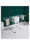 Extendable Clothes Drying Rack, 18M Drying Space, Foldable, Heavy Duty, Rust Resistant Iron - 4