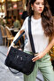 Viatox Vs 3026 Water Resistant Multi Compartment Crinkle Bag Arm Bag Shoulder Black - 5