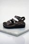 9688 Women's Bronze Cross-Strapped Sandals - Women's Casual Stylish Sports Sandals - 3