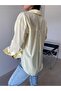 Yellow Pearl Linen Shirt - 4