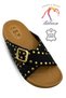 Troklu Women's Slippers - Comfortable and Flexible Sole Women's Slippers with Buckle Troklu Black - 2