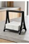 Modern Black Plastic Napkin Holder Desktop, Napkin Holder Stand