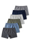 95% Cotton Piece Boys' Stretch Fabric Combed Cotton Boxer Set of 6 / Underpants / Underwear